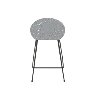 Bar Stool Gray Fungi