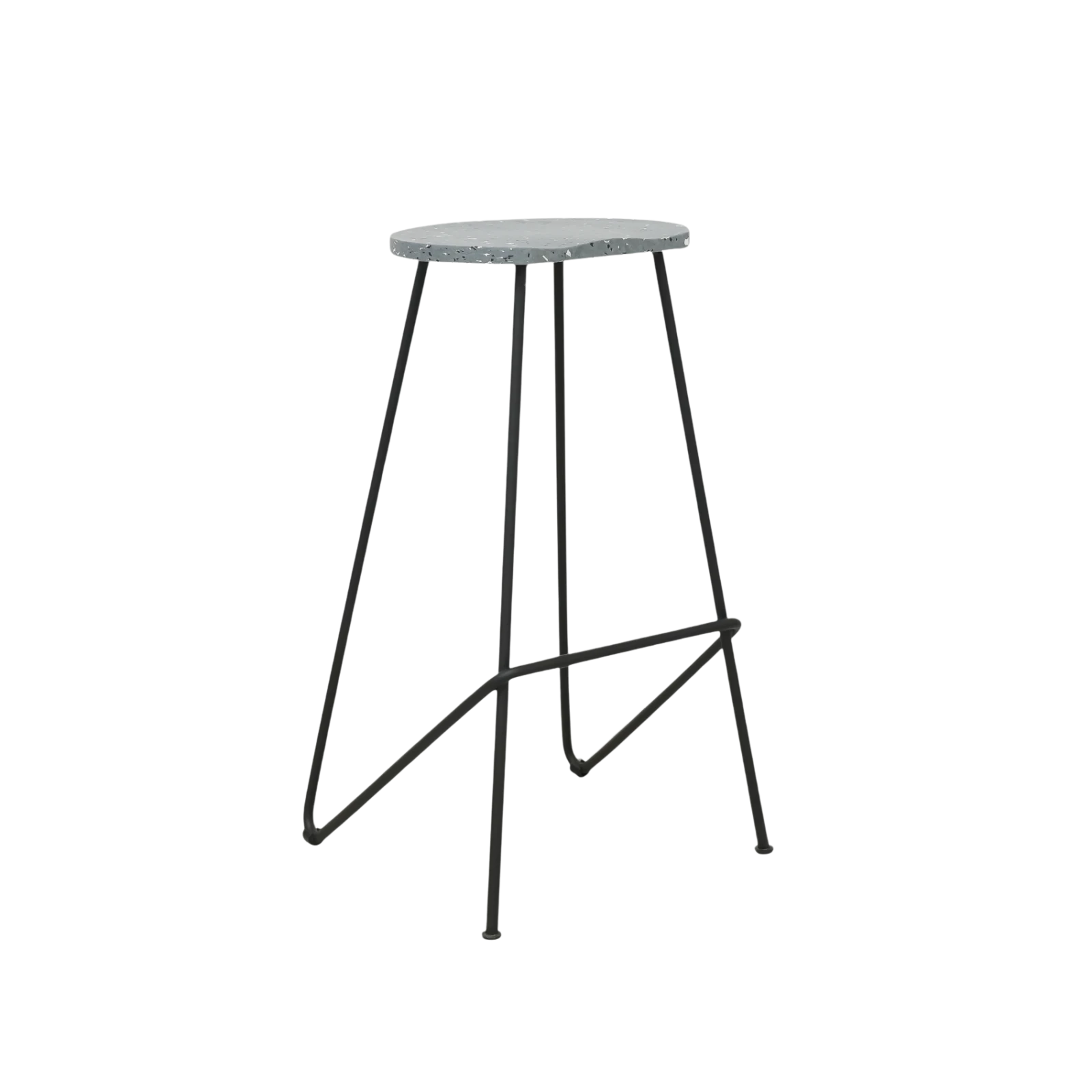 Bar Stool Gray Fungi