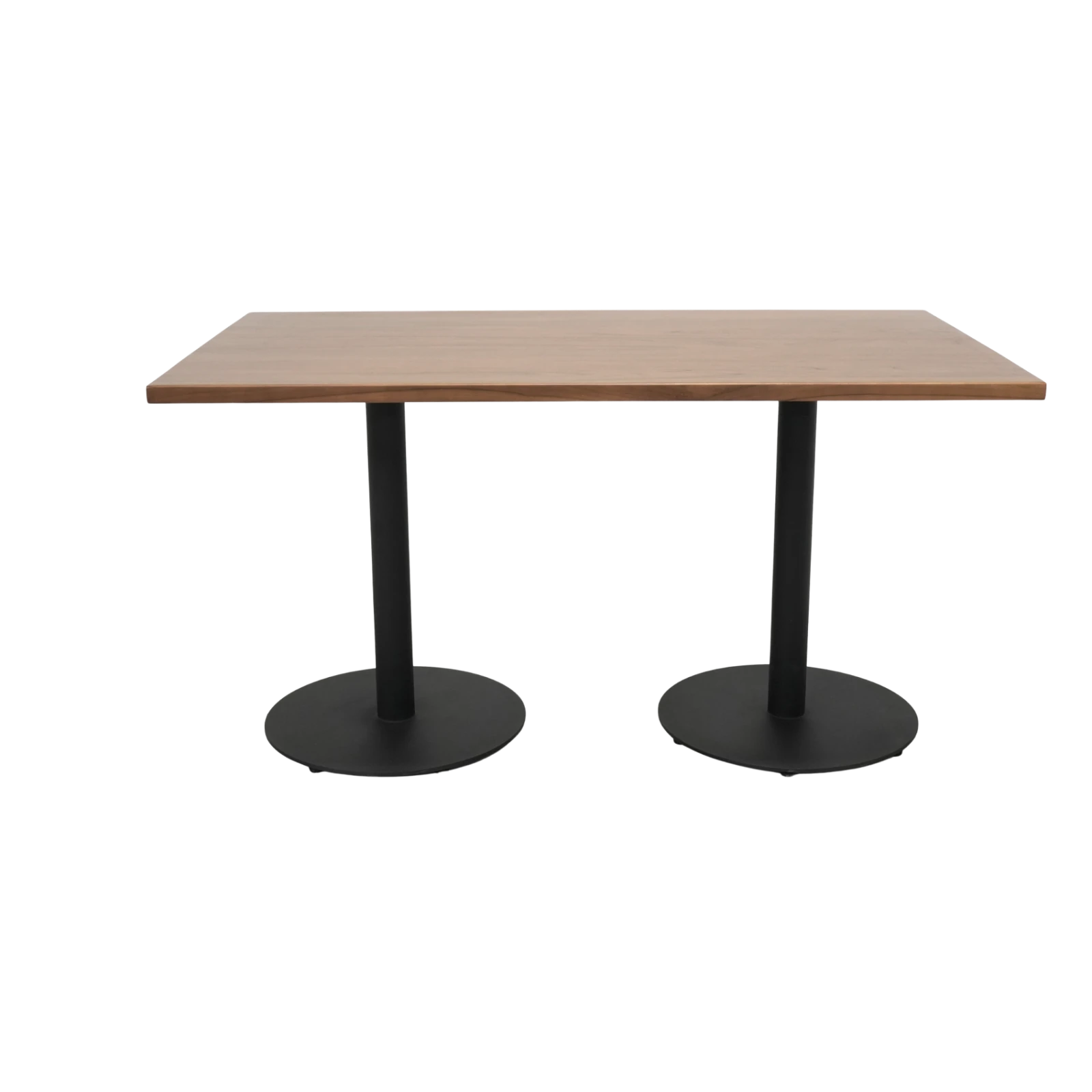 Long Square Table With Metal Base